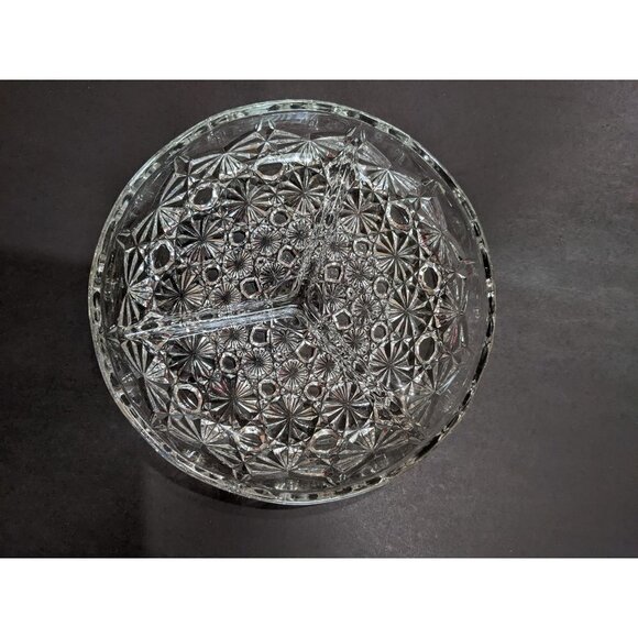 Imperial Galls Daisy and buttons divided relish tray serving dish 7.5 in Holi - Picture 4 of 11